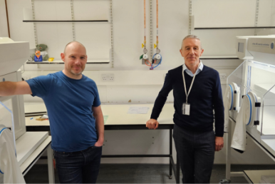 Dr Alan Cartmell and Steve Robertson