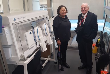 Don Whitley Visits The Francis Crick Institute