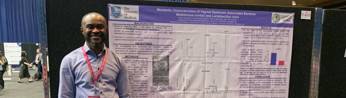 Emmanuel Amabebe, Postdoctoral Research Associate at the Department of Oncology and Metabolism, University of Sheffield, UK.